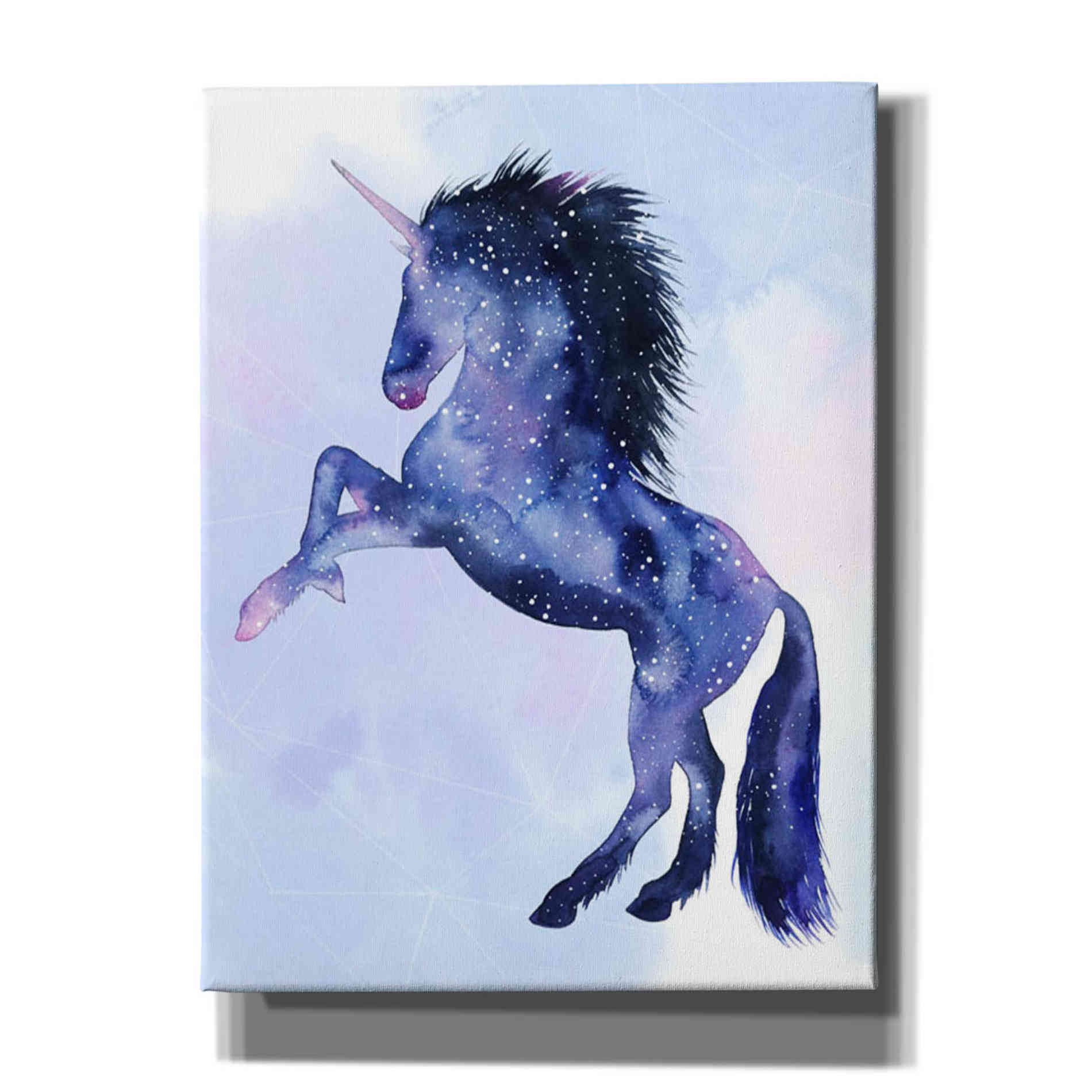 'Unicorn Universe IV' by Grace Popp Canvas Wall Art
