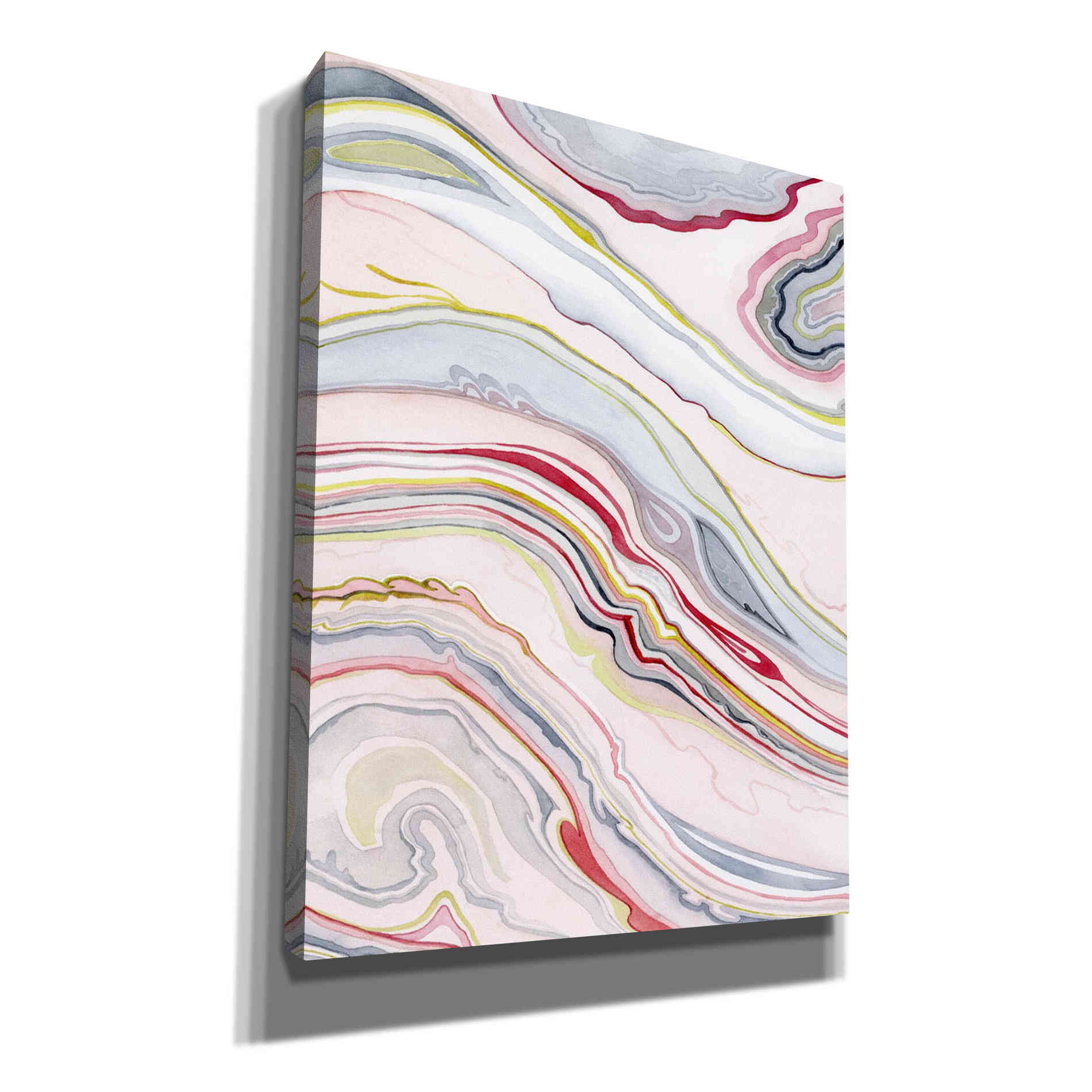 'Watercolor Marbling II' by Grace Popp Canvas Wall Art