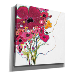 'Crazy Daisy Pink' by Jan Griggs, Giclee Canvas Wall Art