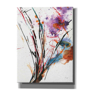 'Floral Explosion IV On White Crop' by Jan Griggs, Giclee Canvas Wall Art