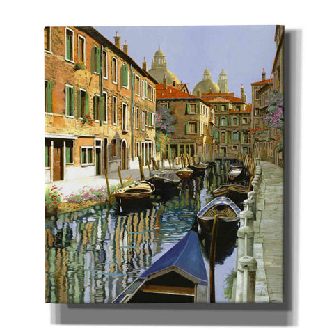 Image of 'La Barche Sul Canale' by Guido Borelli, Giclee Canvas Wall Art