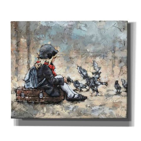 Image of 'Waiting for the Train' by Alexander Gunin, Canvas Wall Art,Size C Landscape