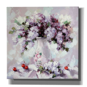 'Lilacs' by Alexander Gunin, Canvas Wall Art,Size 1 Square