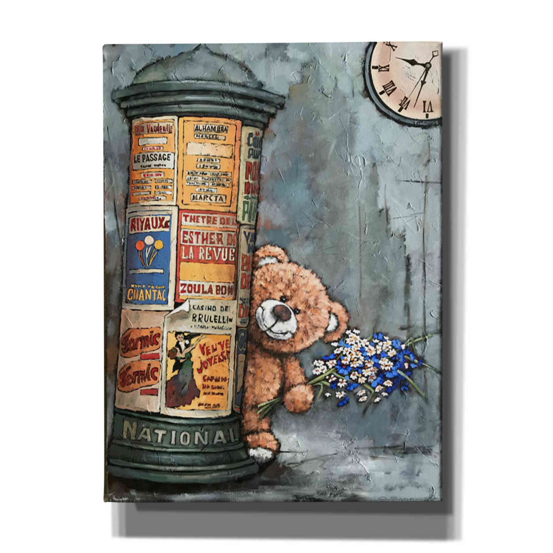 'Rendezvous' by Alexander Gunin, Canvas Wall Art,Size 1 Square