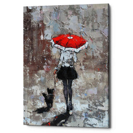 'An Urban Autumn' by Alexander Gunin, Canvas Wall Art,Size A Portrait