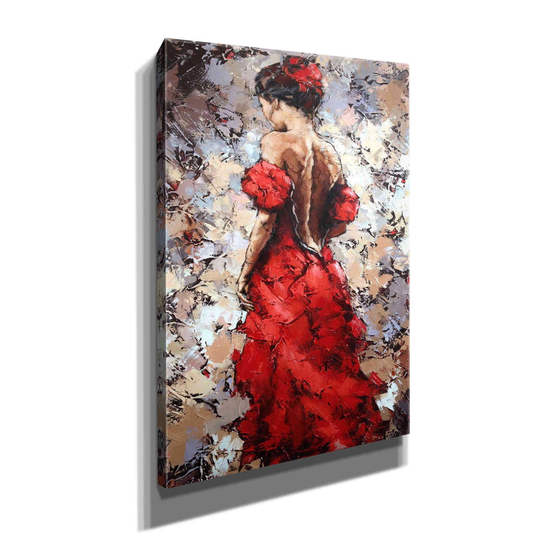 'Baile' by Alexander Gunin, Canvas Wall Art,Size 2 Portrait
