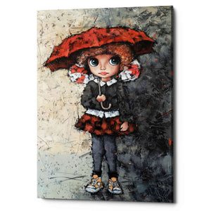 'Girl With Bows' by Alexander Gunin, Canvas Wall Art,Size A Portrait