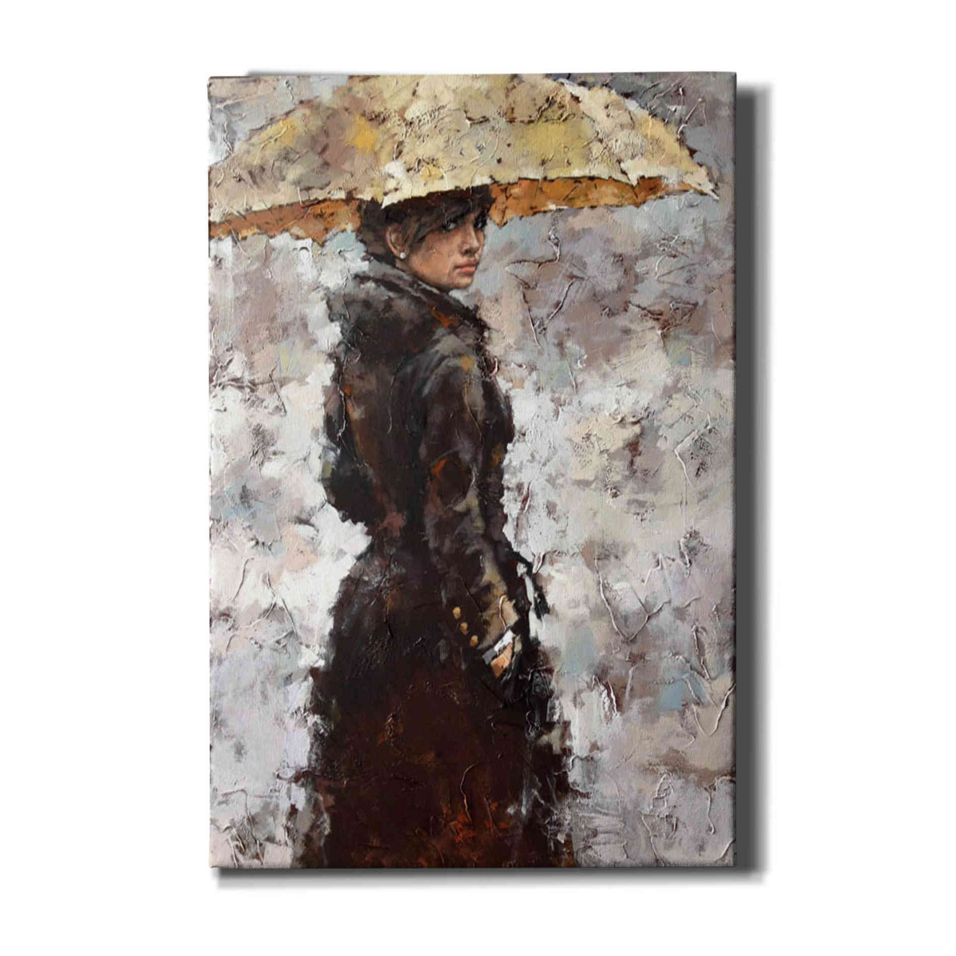 'Glance' by Alexander Gunin, Canvas Wall Art,Size A Portrait