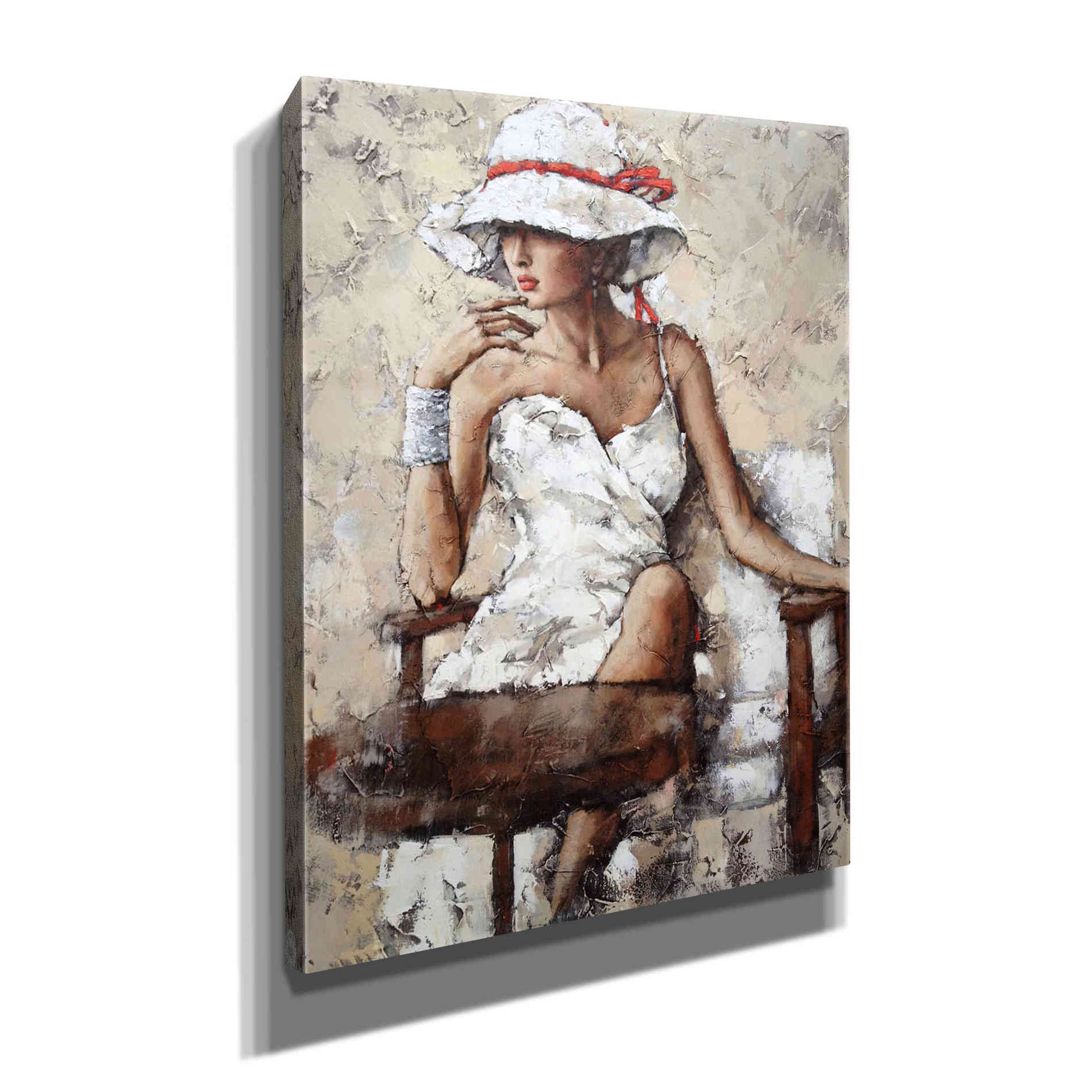 'On Holiday' by Alexander Gunin, Canvas Wall Art,Size C Portrait