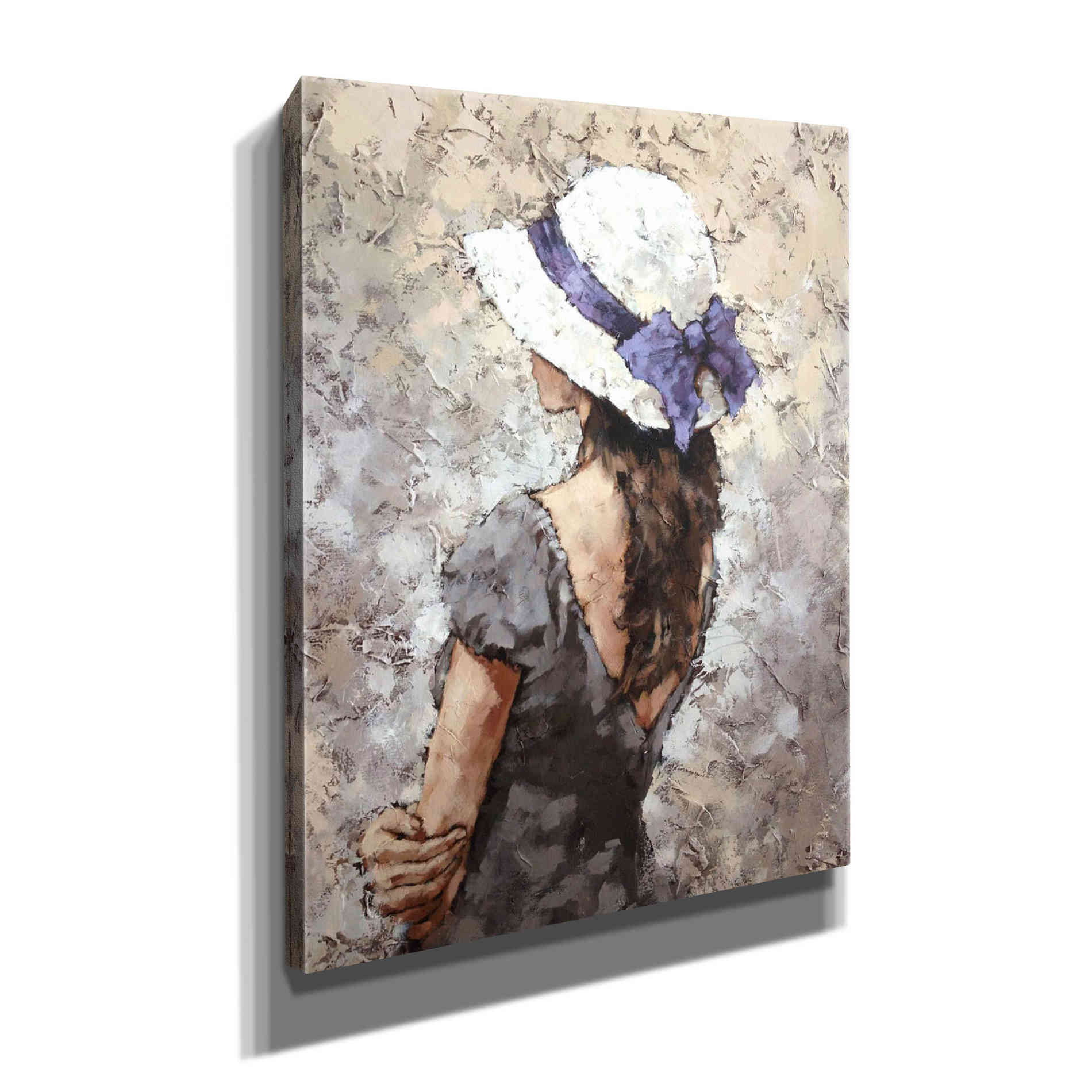 'Sun Hat' by Alexander Gunin, Canvas Wall Art,Size C Portrait