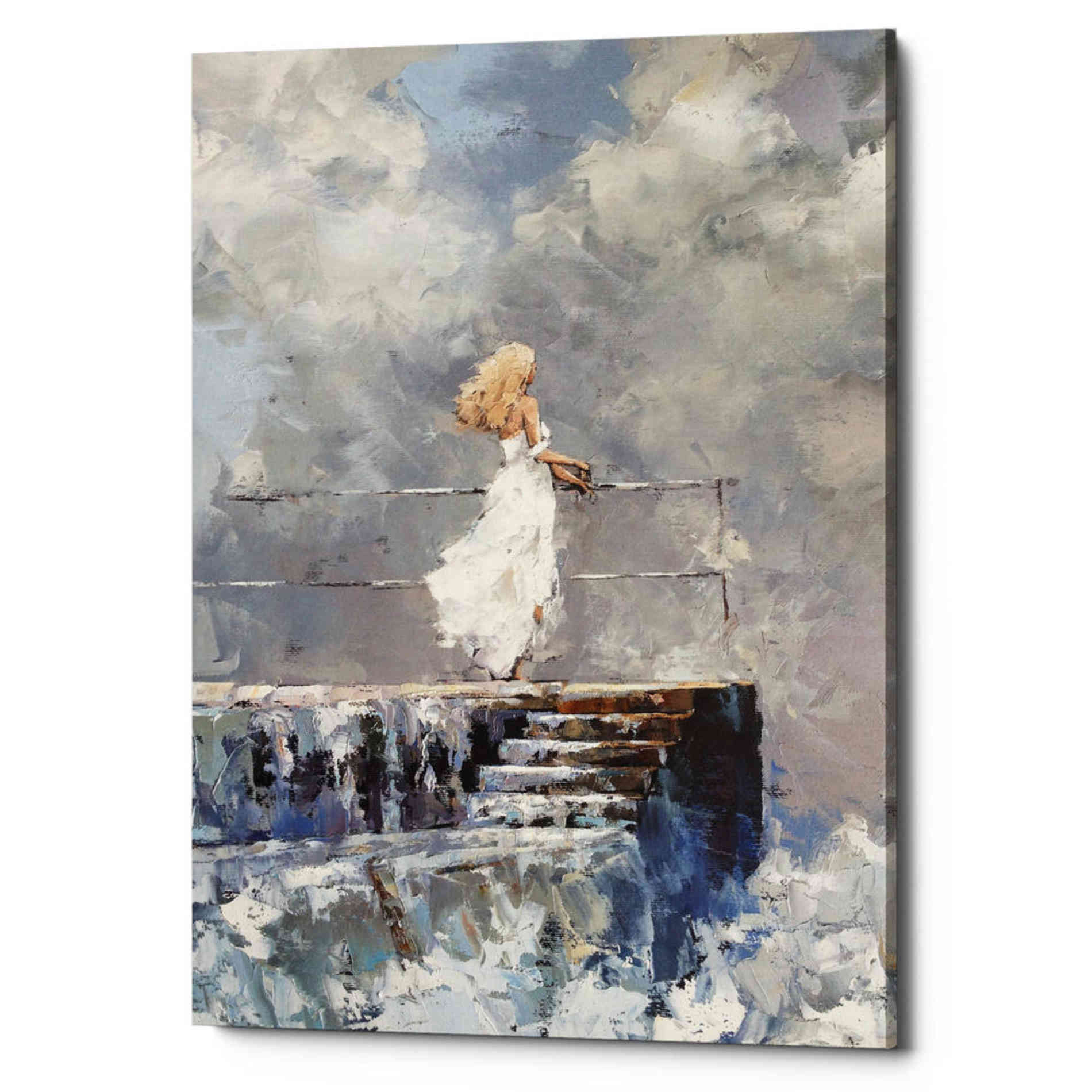 'The Storm' by Alexander Gunin, Canvas Wall Art,Size A Portrait