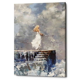 'The Storm' by Alexander Gunin, Canvas Wall Art,Size A Portrait