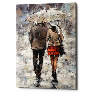'Under The Umbrella' by Alexander Gunin, Canvas Wall Art,Size A Portrait