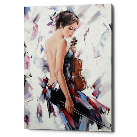 Image of 'Violinist' by Alexander Gunin, Canvas Wall Art,Size A Portrait