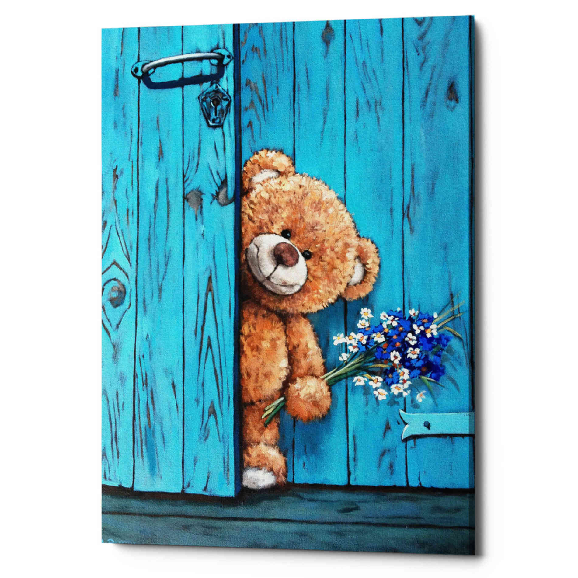 'Visitor' by Alexander Gunin, Canvas Wall Art,Size A Portrait