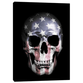 "American Skull" by Nicklas Gustafsson, Giclee Canvas Wall Art