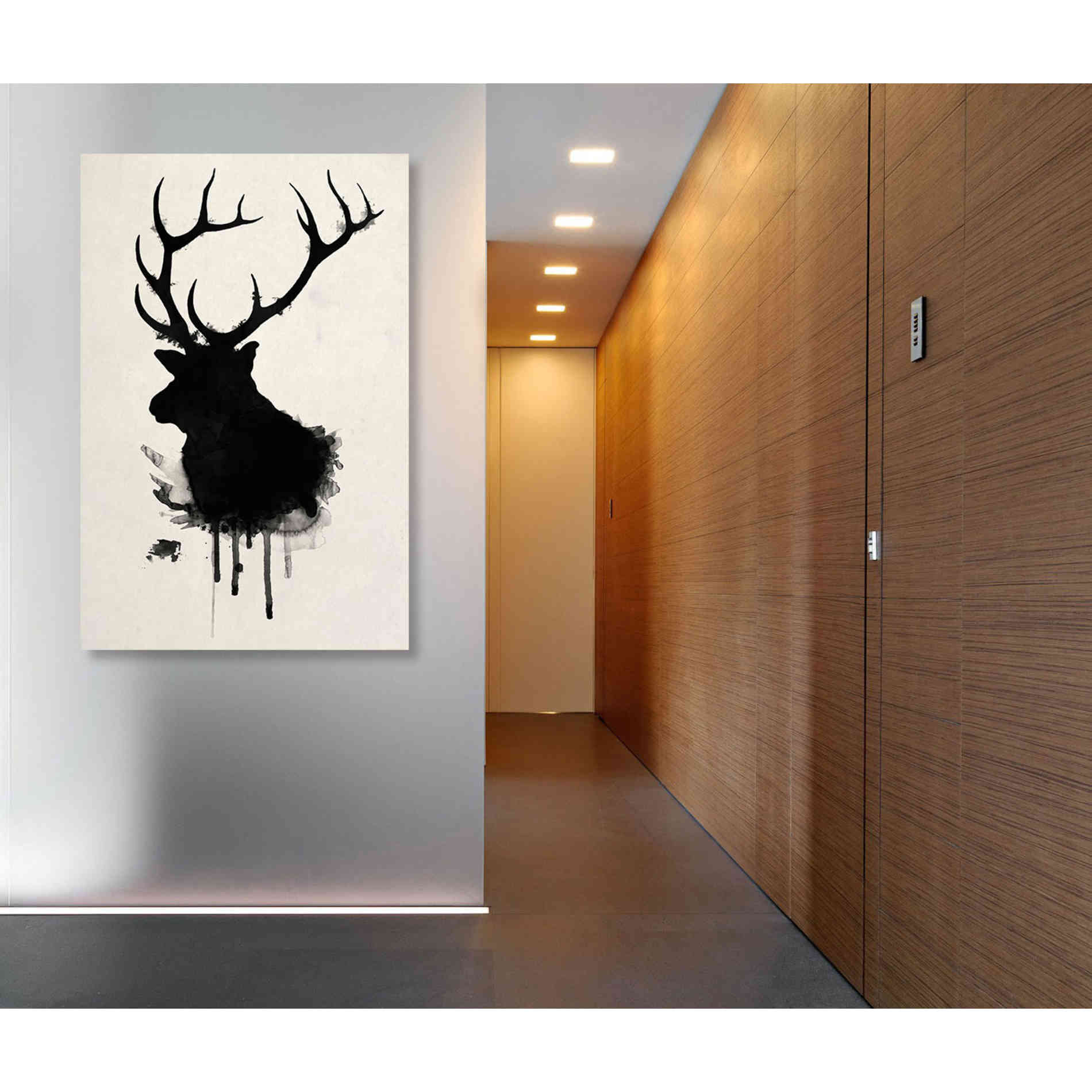 "Elk" by Nicklas Gustafsson, Giclee Canvas Wall Art