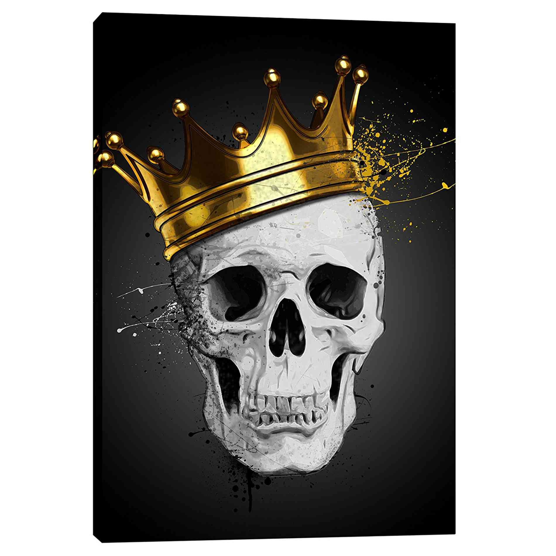 "Royal Skull" by Nicklas Gustafsson, Giclee Canvas Wall Art