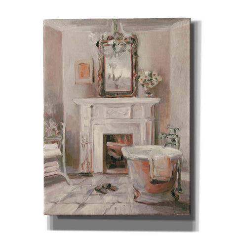 Image of 'French Bath IV Gray and Blush' by Marilyn Hageman, Canvas Wall Art