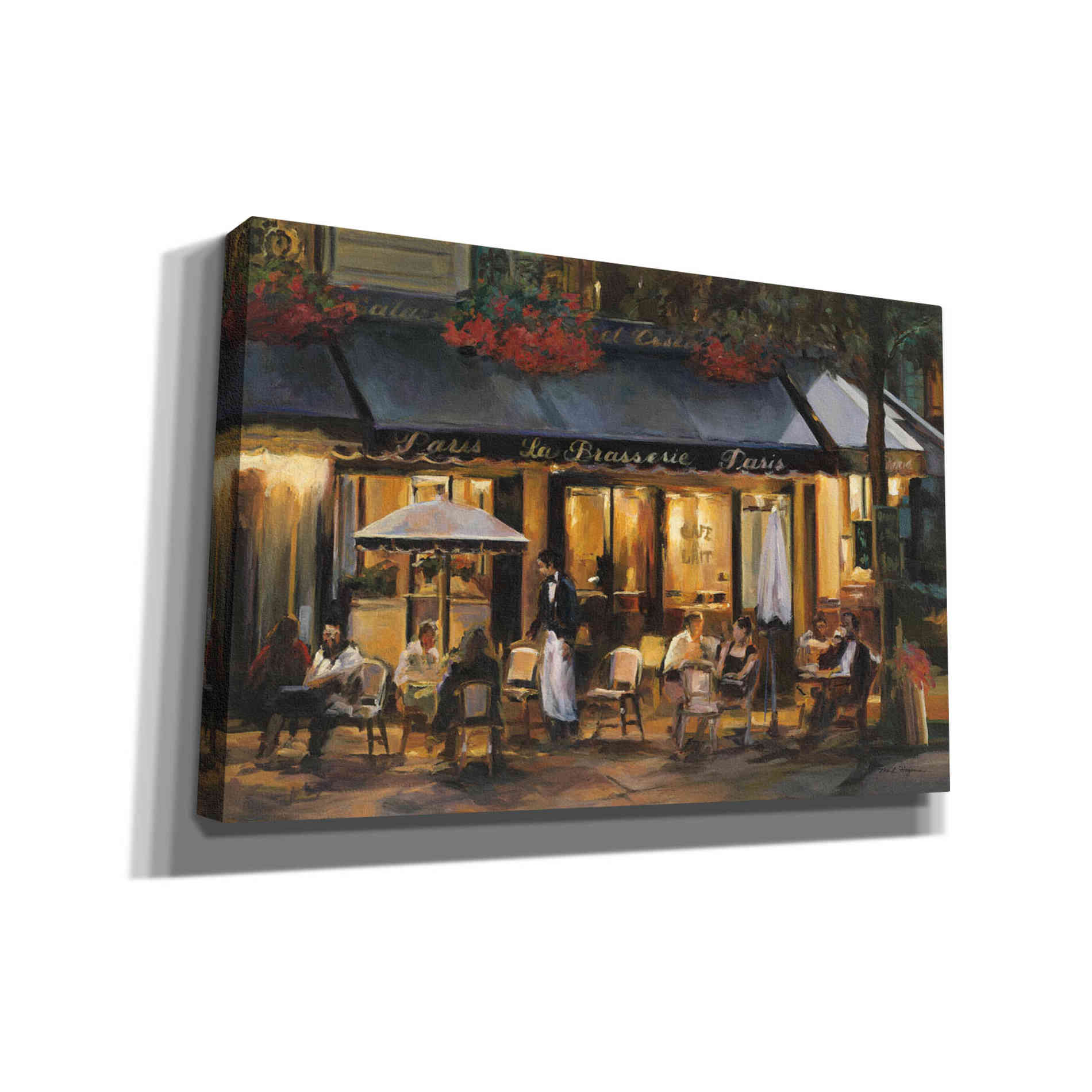 'La Brasserie' by Marilyn Hageman, Canvas Wall Art