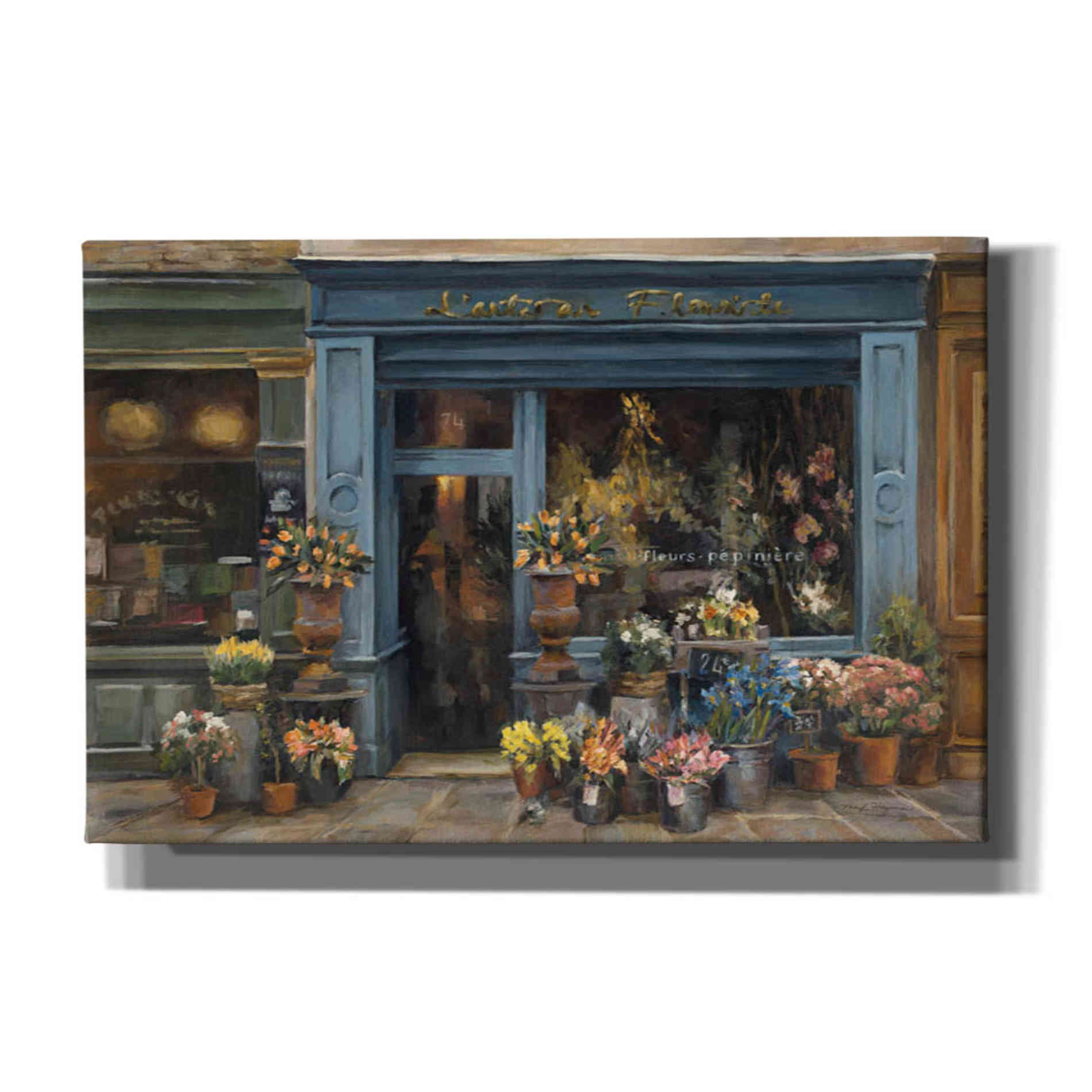 'Lartisan Fleuriste' by Marilyn Hageman, Canvas Wall Art