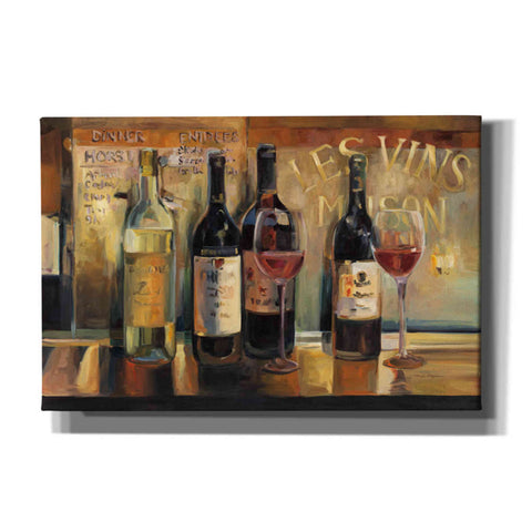 Image of 'Les Vins Maison' by Marilyn Hageman, Canvas Wall Art