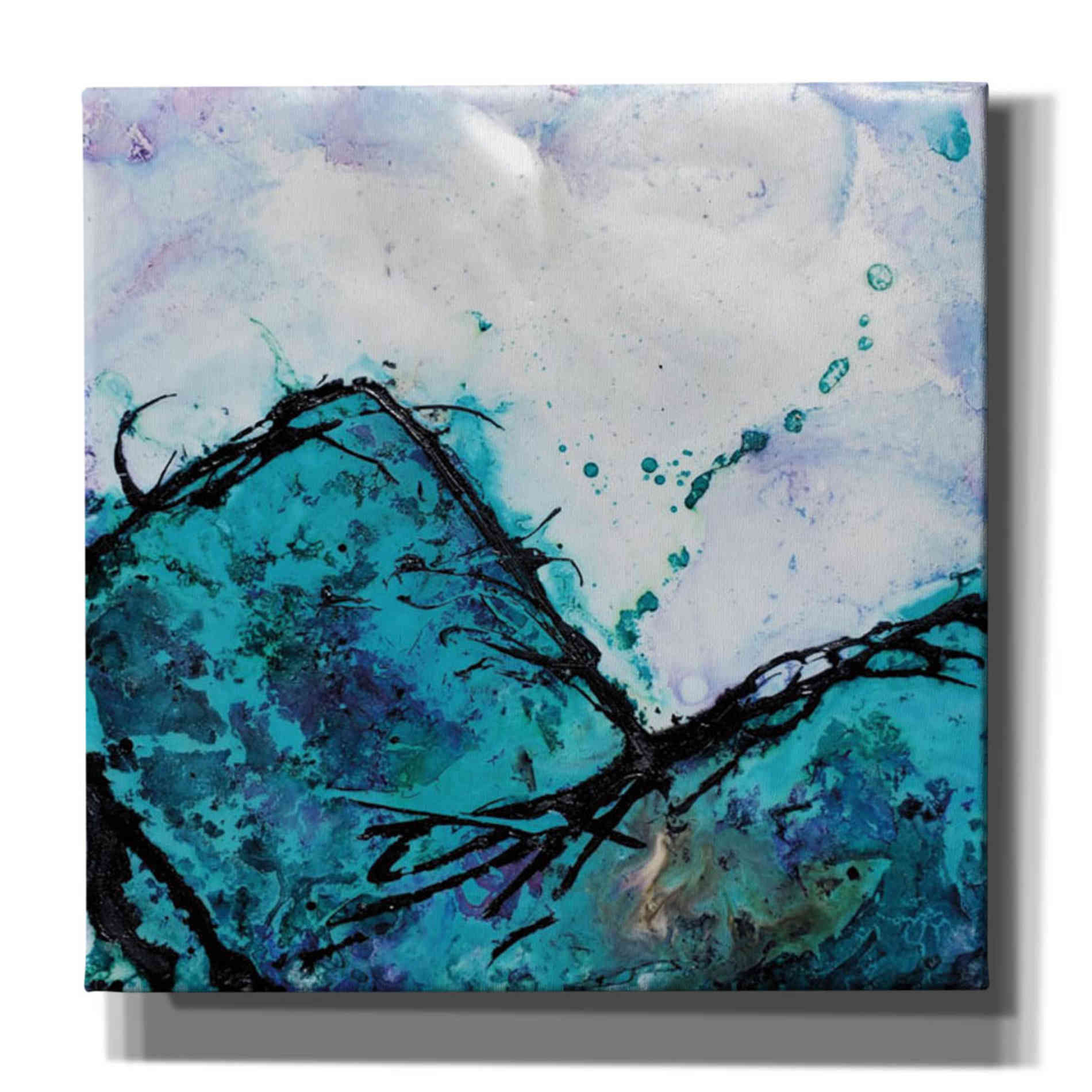 'In Mountains or Valleys 2' by Britt Hallowell, Canvas Wall Art,Size 1 Square