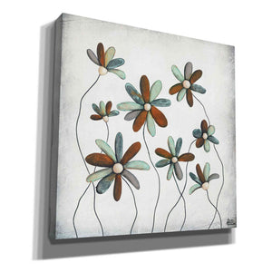 'Patina Petals I' by Britt Hallowell, Canvas Wall Art,Size 1 Square