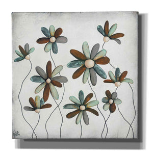 'Patina Petals II' by Britt Hallowell, Canvas Wall Art,Size 1 Square