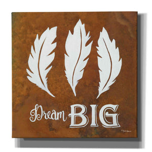 'Dream Big' by Britt Hallowell, Canvas Wall Art,Size 1 Square