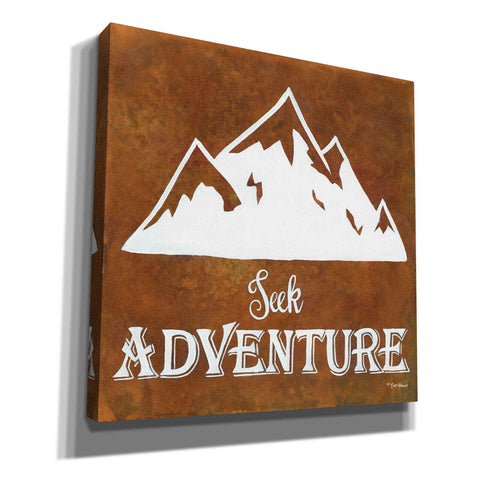 'Seek Adventure' by Britt Hallowell, Canvas Wall Art,Size 1 Square