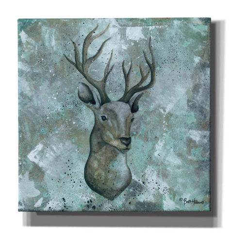 Image of 'Simplicity Deer' by Britt Hallowell, Canvas Wall Art,Size 1 Square