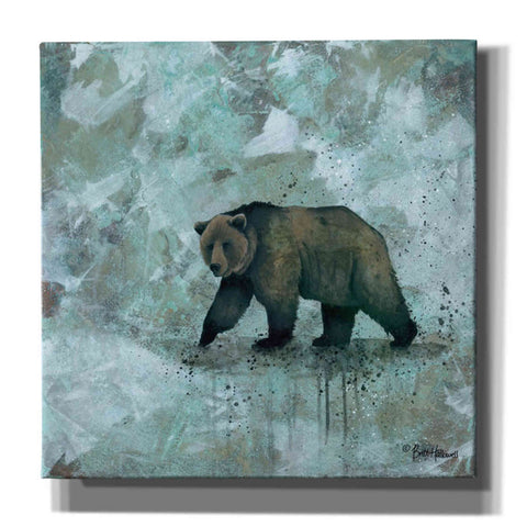 Image of 'Simplicity Bear' by Britt Hallowell, Canvas Wall Art,Size 1 Square