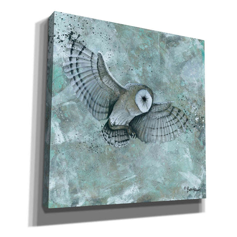 Image of 'Simplicity Owl' by Britt Hallowell, Canvas Wall Art,Size 1 Square