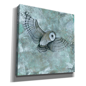 'Simplicity Owl' by Britt Hallowell, Canvas Wall Art,Size 1 Square