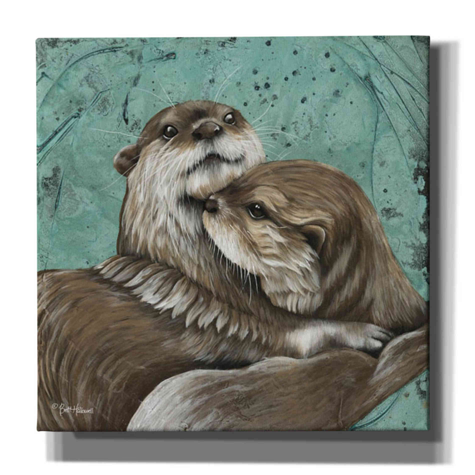 'Mischief and Mayhem' by Britt Hallowell, Canvas Wall Art,Size 1 Square