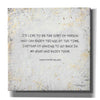 'I'd Like to Be' by Britt Hallowell, Canvas Wall Art,Size 1 Square