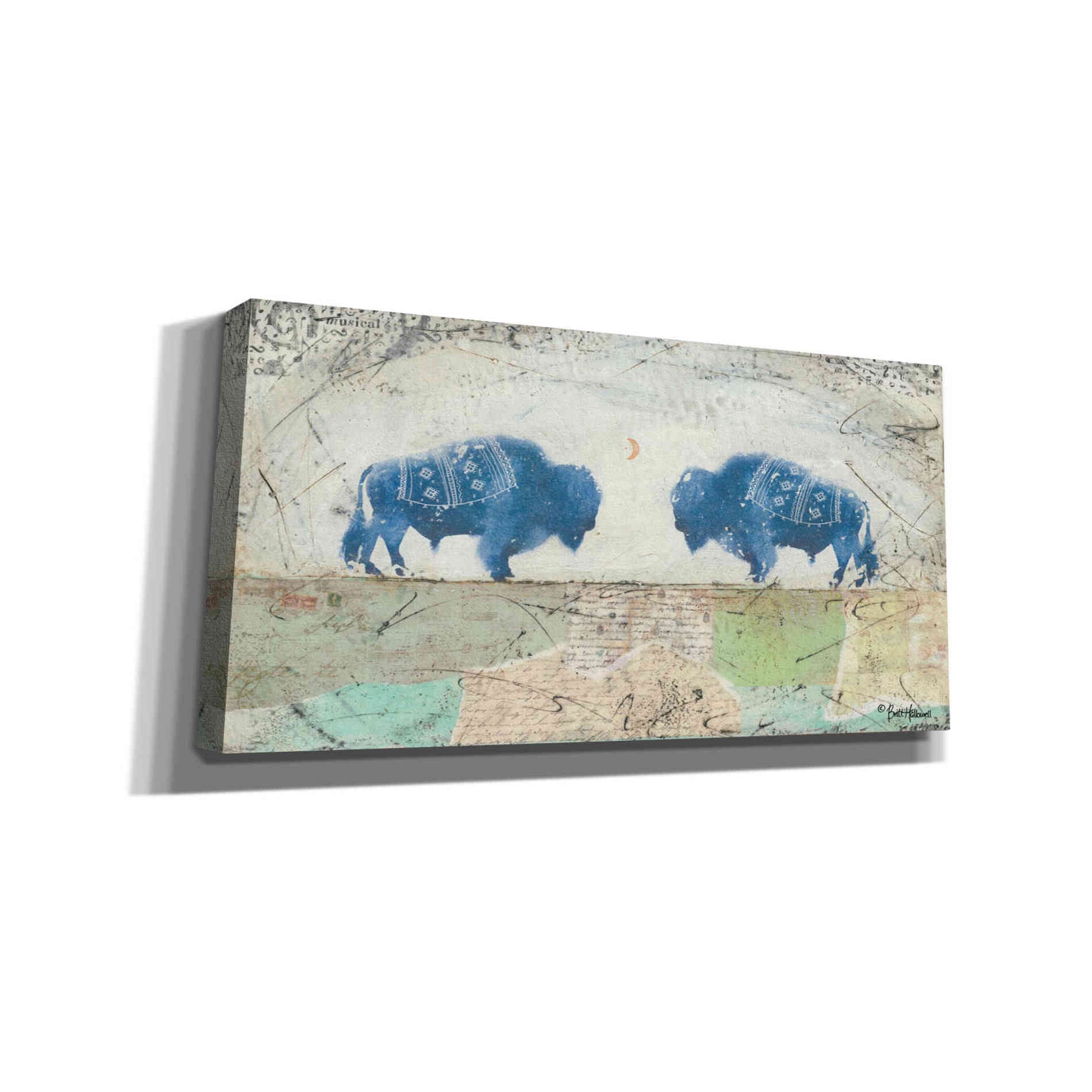 'Patchwork Quilt of Life' by Britt Hallowell, Canvas Wall Art,Size 2 Landscape