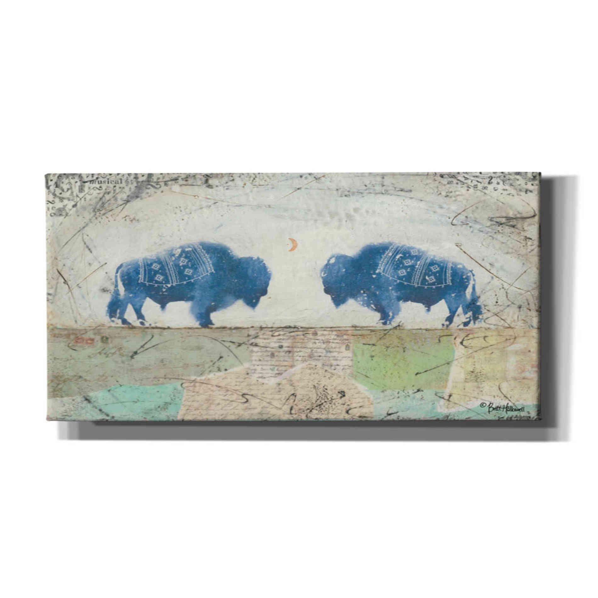 'Patchwork Quilt of Life' by Britt Hallowell, Canvas Wall Art,Size 2 Landscape