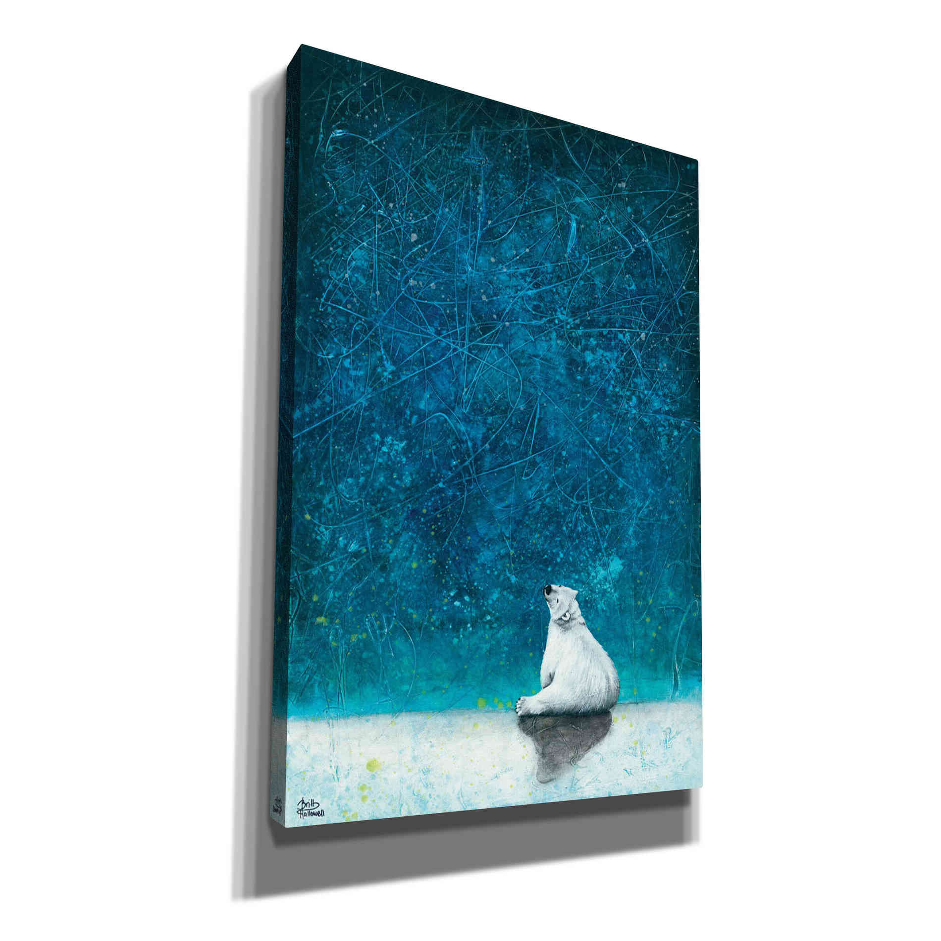 'Wishing on Stars' by Britt Hallowell, Canvas Wall Art,Size A Portrait