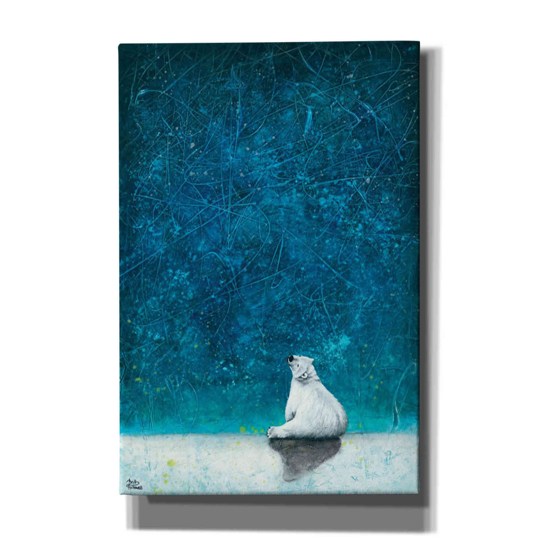 'Wishing on Stars' by Britt Hallowell, Canvas Wall Art,Size A Portrait