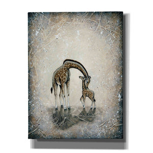 'My Love for You-Giraffes' by Britt Hallowell, Canvas Wall Art,Size C Portrait