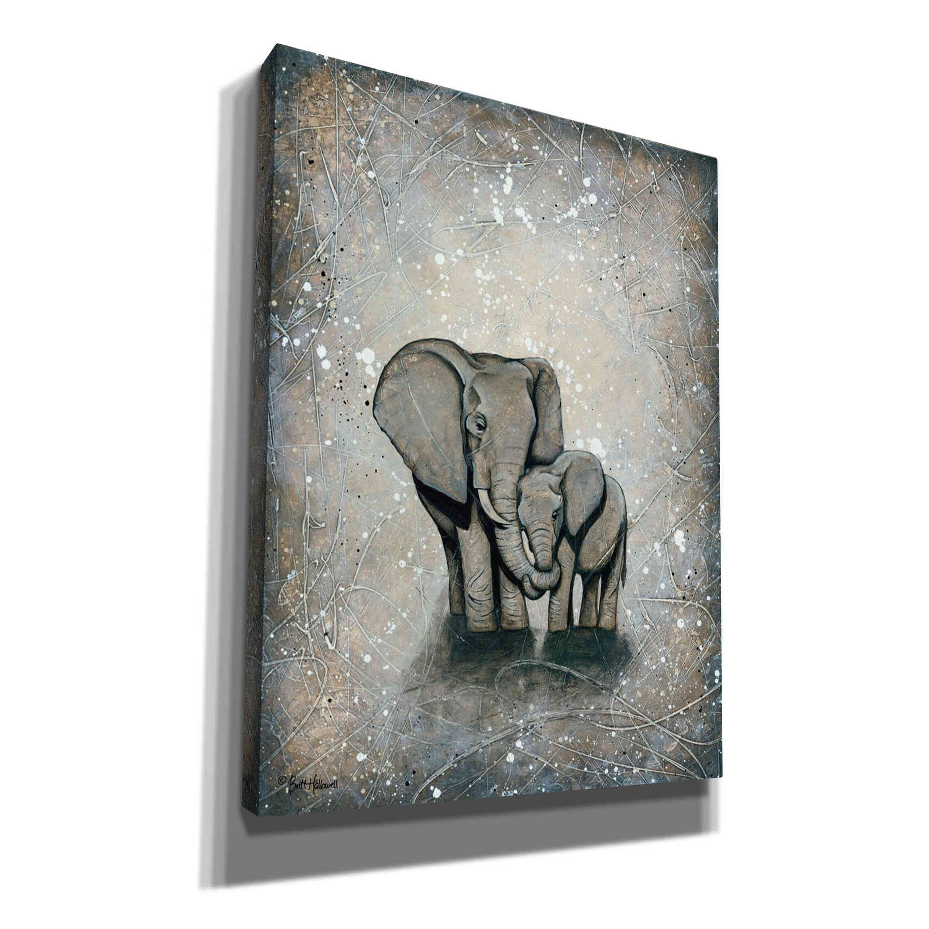 'My Love for You' by Britt Hallowell, Canvas Wall Art,Size C Portrait