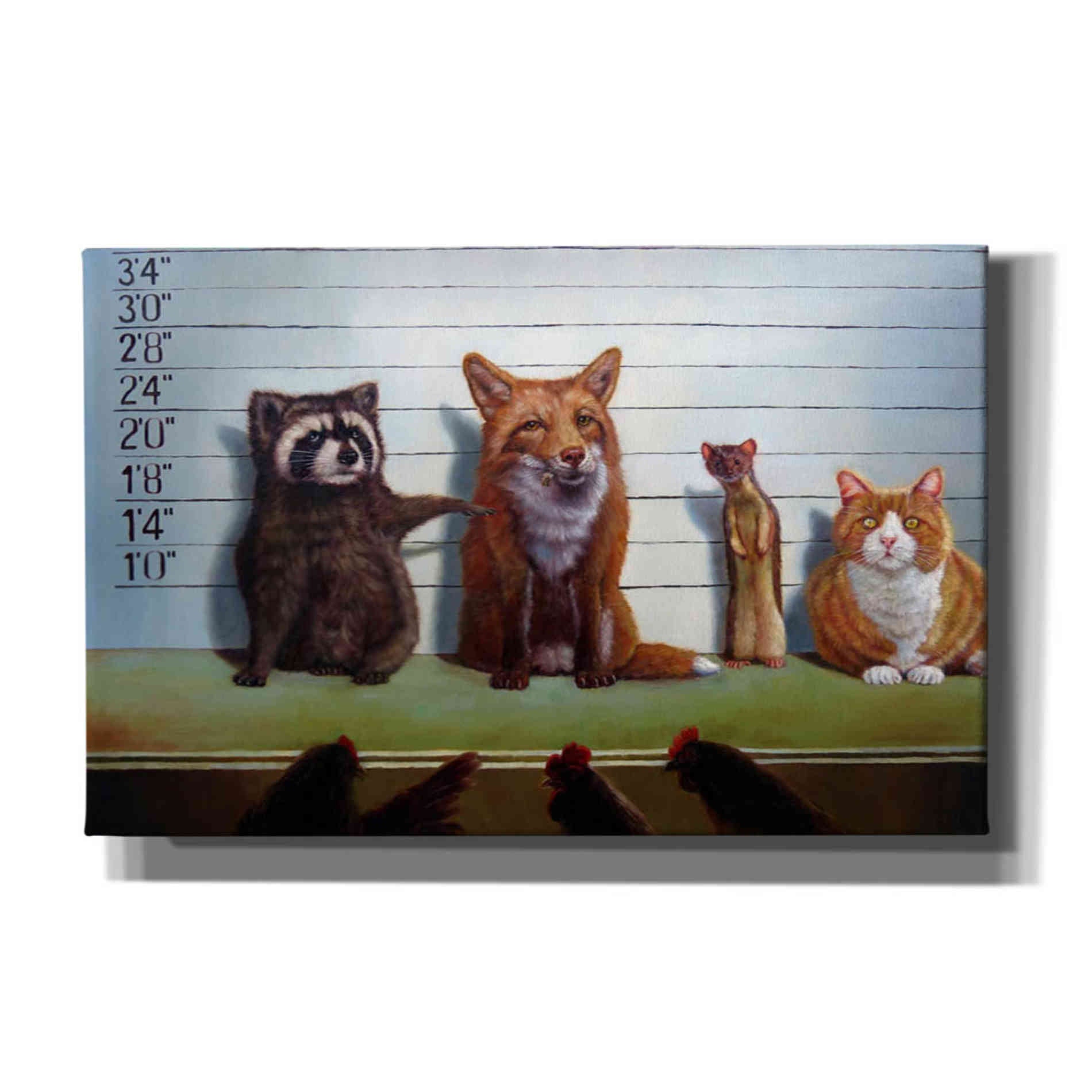 'Usual Suspects' by Lucia Heffernan, Canvas Wall Art,Size A Landscape