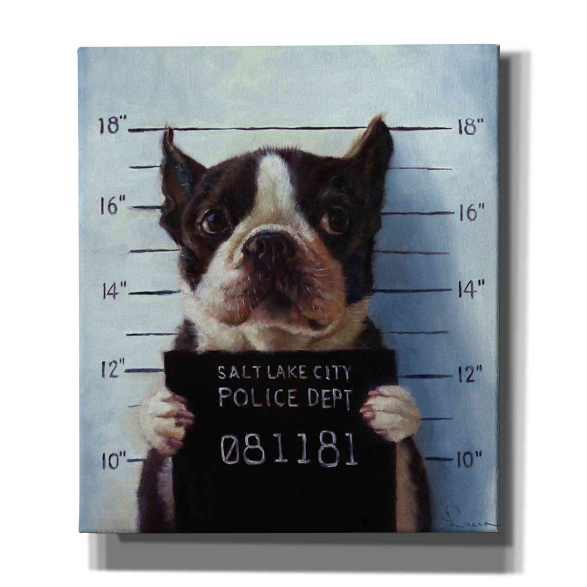 'Mug Shot' by Lucia Heffernan, Canvas Wall Art,Size C Portrait