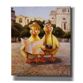 'Tourists' by Lucia Heffernan, Canvas Wall Art,Size C Portrait