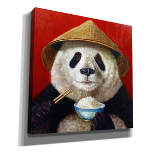 'Panda' by Lucia Heffernan, Canvas Wall Art,Size 1 Square