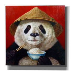 'Panda' by Lucia Heffernan, Canvas Wall Art,Size 1 Square