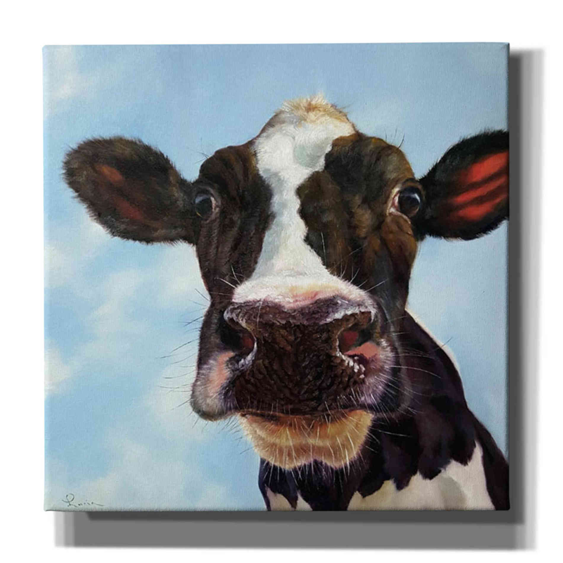'Louise' by Lucia Heffernan, Canvas Wall Art,Size 1 Square