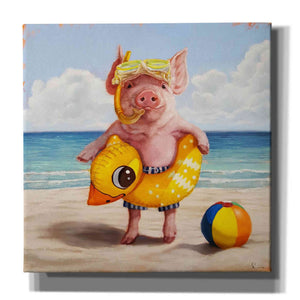 'Baked Ham' by Lucia Heffernan, Canvas Wall Art,Size 1 Square